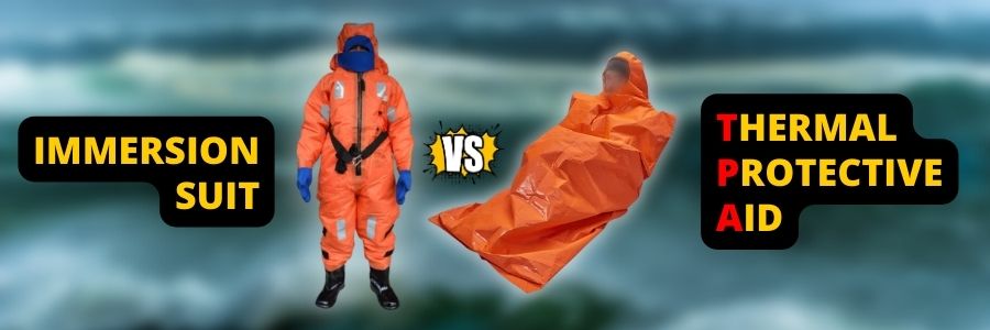 Perbedaan Immersion Suit dan Thermal Protective Aid