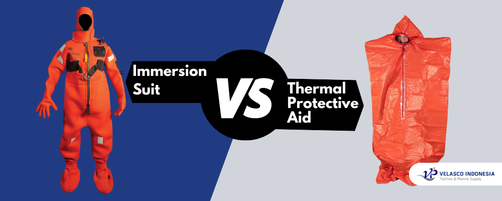 Perbedaan Antara Immersion Suit dan Thermal Protective Aid