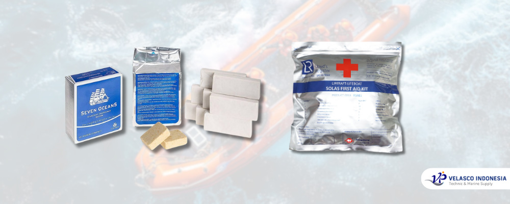 Jual Emergency Food & Drink serta First Aid Kit Kapal