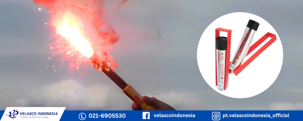 Red Hand Flare Kapal Berkualitas untuk Keamanan di Laut