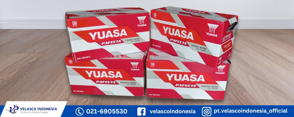 Supplier Aki Kapal Yuasa Terpercaya