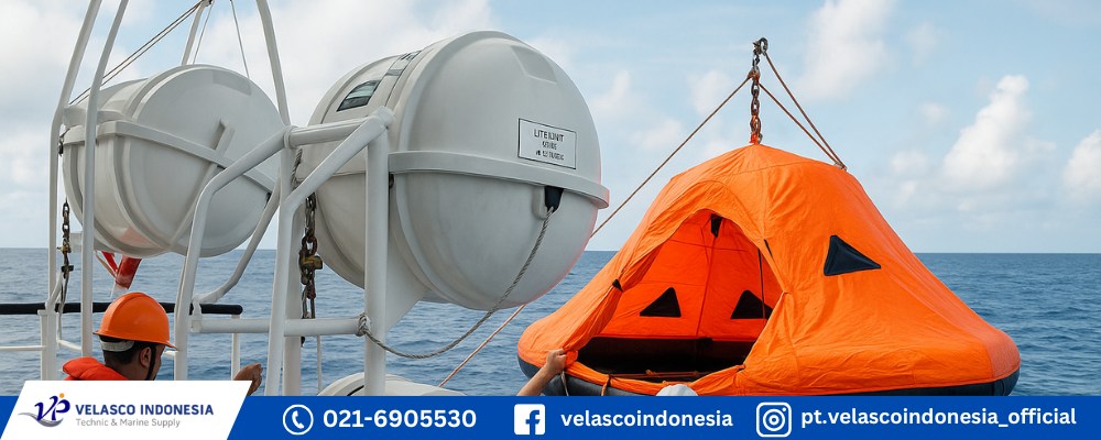 Jual sekoci kapal SOLAS di Sawah Besar Karang Anyar