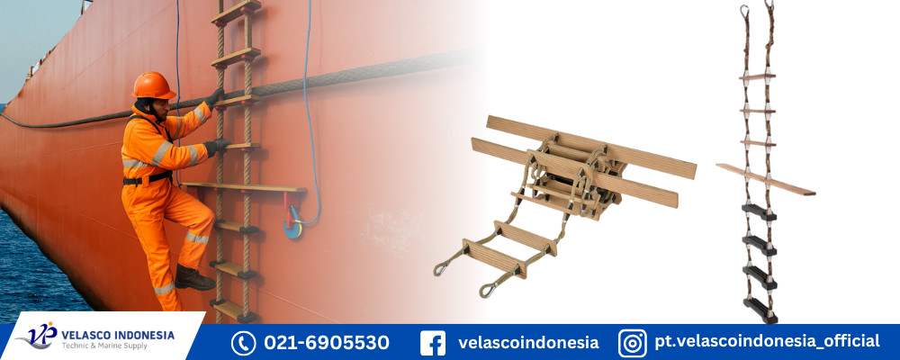 Jual Tangga Pandu Kapal SOLAS Ukuran 6 meter