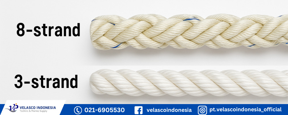 Perbedaan Tali 3 Strand dan 8 Strand