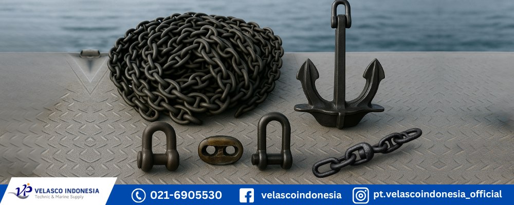 Supplier Jangkar Kapal dan Rantai Jangkar serta Aksesoris Lengkap