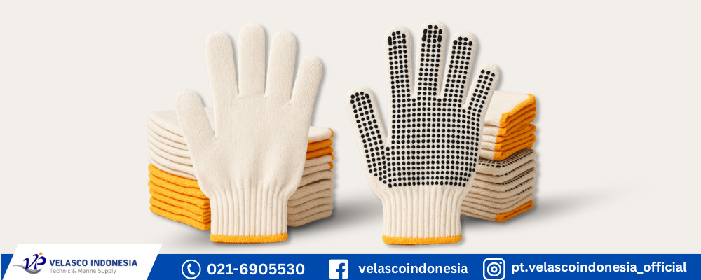 Supplier Sarung Tangan Safety Katun Terlengkap