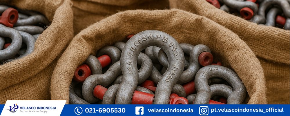 Jual Shackle D untuk Lifting dan Rigging Industri